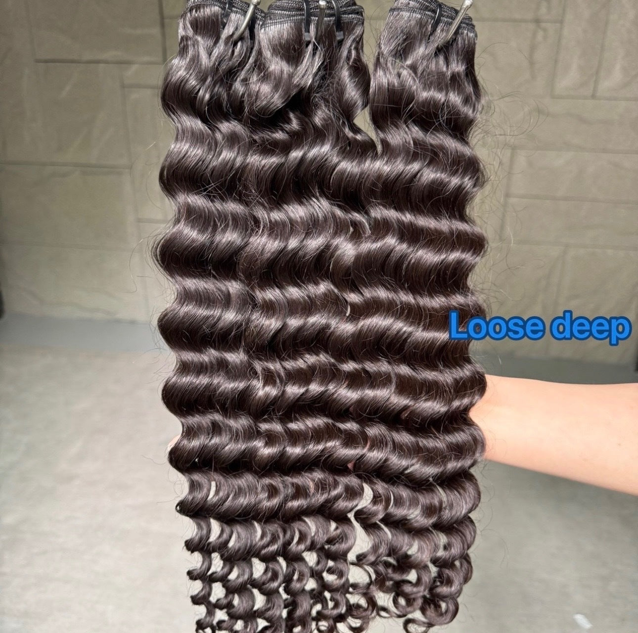 Burmese Double Drawn Wig - Loose Deep