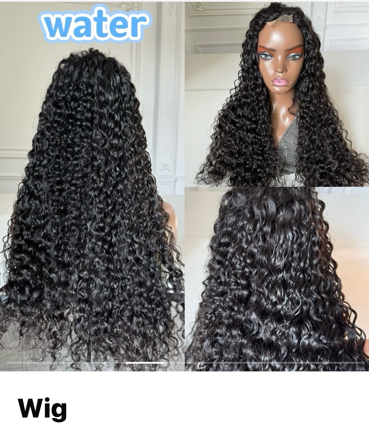 Burmese Hair Wig - Water
