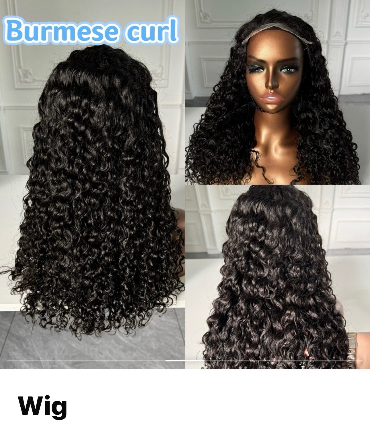 Burmese Hair Wig - Burmese Curl